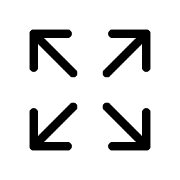 Arrows Out Light icon