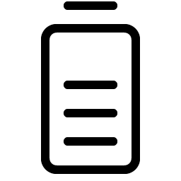 Battery Vertical High Light icon