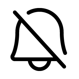 Bell Slash Light icon