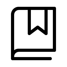 Book Bookmark Light icon - free SVG download