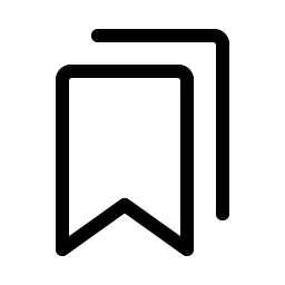Bookmarks Simple Light icon