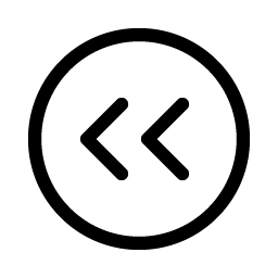 Caret Circle Double Left Light icon