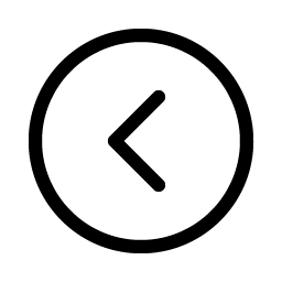 Caret Circle Left Light icon