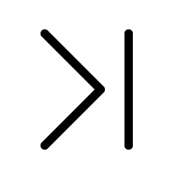 Caret Line Right Light icon