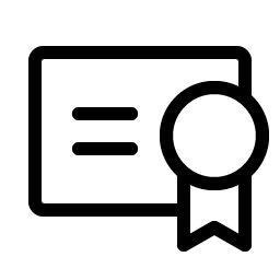 Certificate Light icon