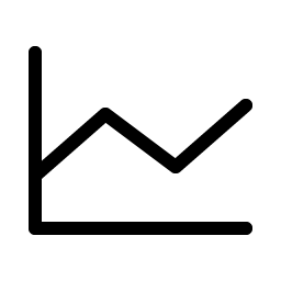 Chart Line Light icon
