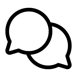 Chats Circle Light icon