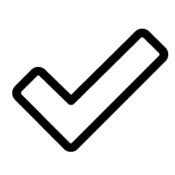 Check Fat Light icon