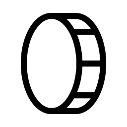 Coin Vertical Light icon