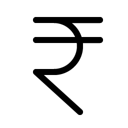 Currency Inr Light icon