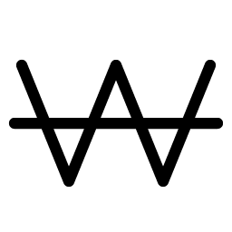 Currency Krw Light icon