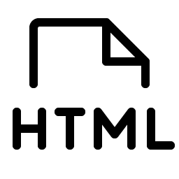 File Html Light icon