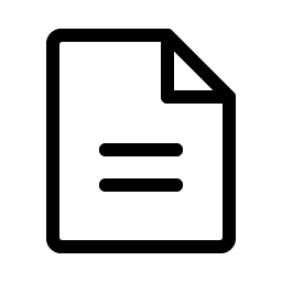 File Text Light icon