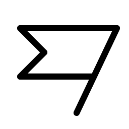 Flag Banner Light icon