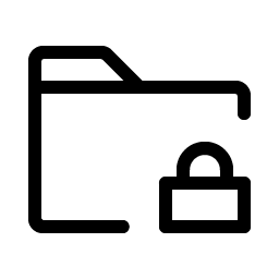 Folder Lock Light icon