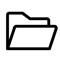 Folder Open Light icon - free SVG download