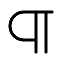 Paragraph Light icon