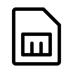 Sim Card Light icon