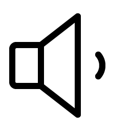 Speaker Low Light icon