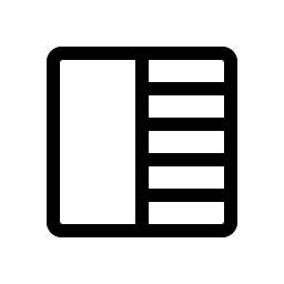 Square Half Light icon