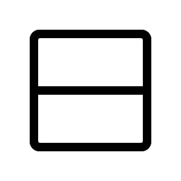 Square Split Vertical Light icon