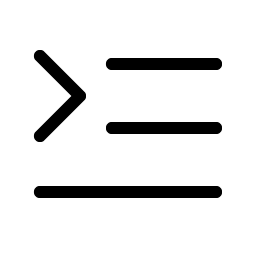 Text Indent Light icon