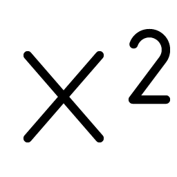 Text Superscript Light icon