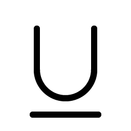 Text Underline Light icon