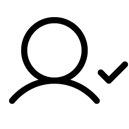 User Check Light icon