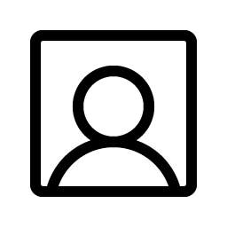 User Square Light icon