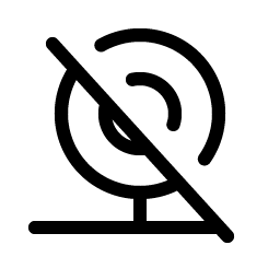 Webcam Slash Light icon