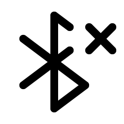 Bluetooth X icon