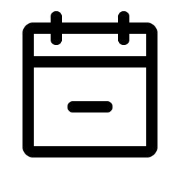 Calendar Minus icon