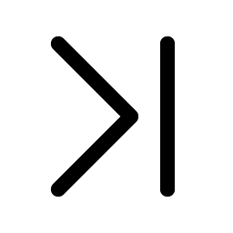 Caret Line Right icon