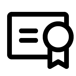Certificate icon
