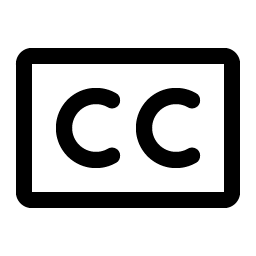 Closed Captioning icon