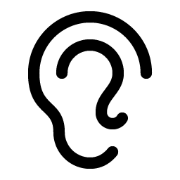 Ear icon