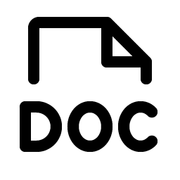 File Doc icon - free SVG download