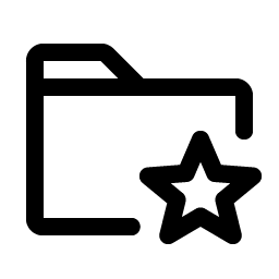 Folder Star icon - free SVG download