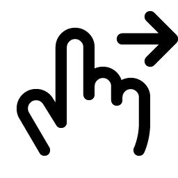 Hand Swipe Right icon