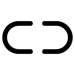 Link Simple Horizontal Break icon - free SVG download