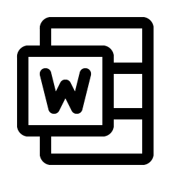 Microsoft Word Logo icon