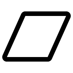 Parallelogram icon