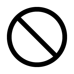 Prohibit icon