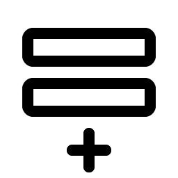 Rows Plus Bottom icon