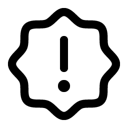 Seal Warning icon
