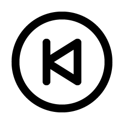 Skip Back Circle icon