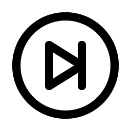 Skip Forward Circle icon - free SVG download