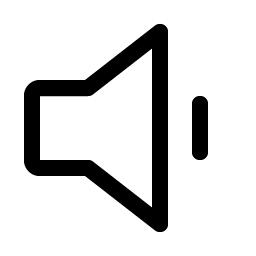 Speaker Simple Low icon