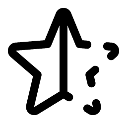 Star Half icon